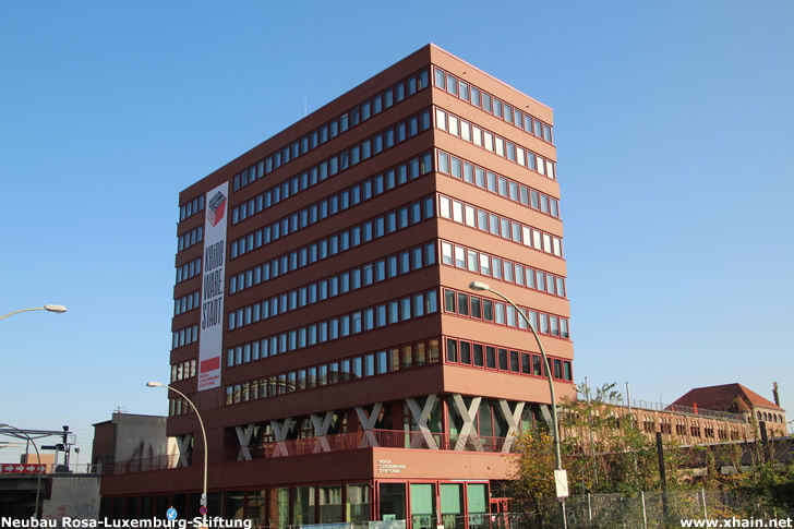 Neubau der Rosa-Luxemburg-Stiftung am Berliner Ostbahnhof