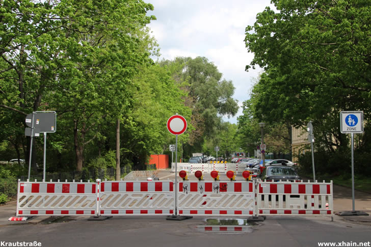 Fußgängerzone Krautstraße, Blickrichtung Norden Fußgängerzone Krautstraße, Blickrichtung Norden