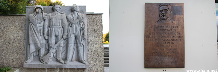 Denkmal des Polnischen Soldaten / Gedenktafel für Bersarin Denkmal des Polnischen Soldaten / Gedenktafel für Bersarin