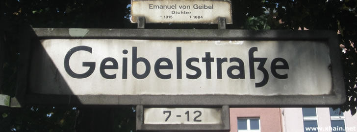 Geibelstraße