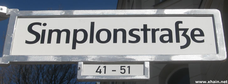 Simplonstraße