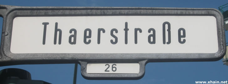 Thaerstraße