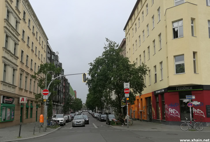 Die Mariannenstraße ist jetzt Einbahnstraße