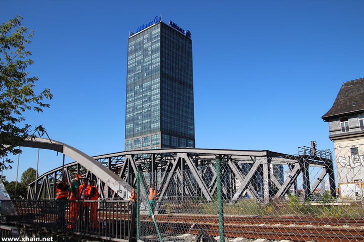 Kabelbrand an der Elsenbrücke