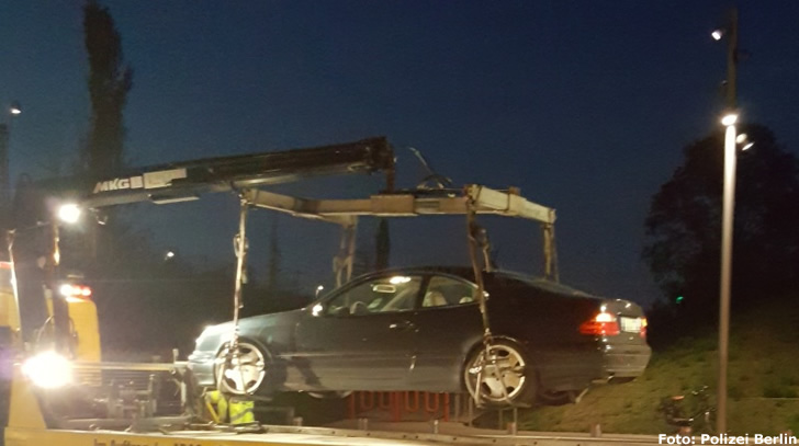 Getunter Mercedes sichergestellt Getunter Mercedes sichergestellt