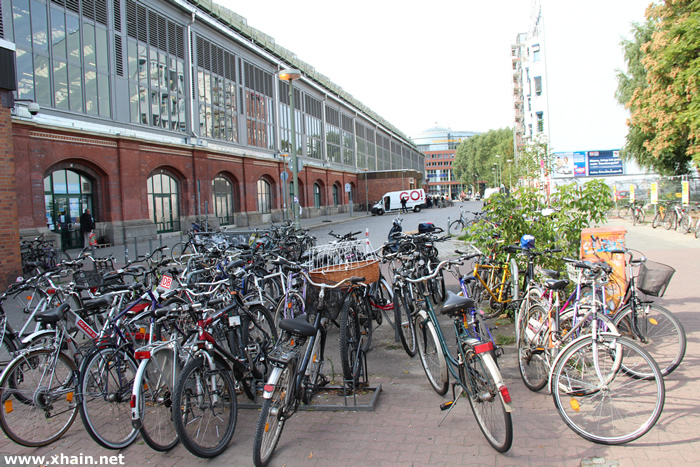 Fahrradständer am Ostbahnhof