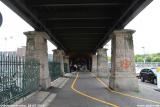 Geteilter Rad- und Fußweg auf der Oberbaumbrücke